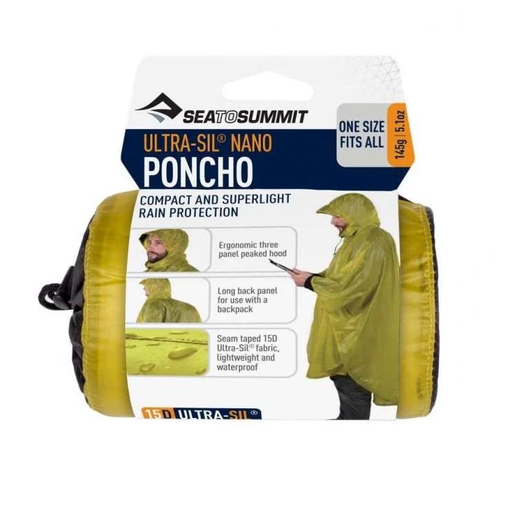 Sea to Summit - Ultra-Sil Nano Poncho // Lime / Grøn - Image 3