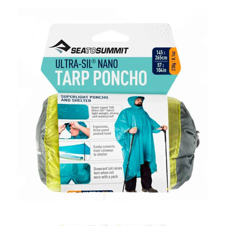 Sea to Summit - Ultra-Sil Nano Tarp Poncho // Lime Grøn - Image 3