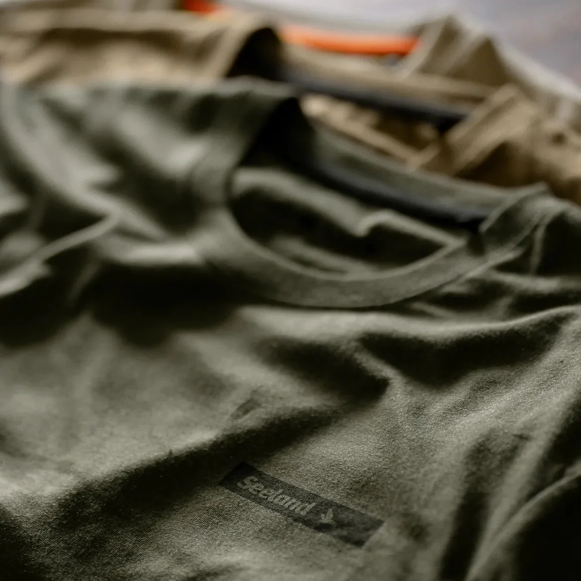 Seeland - 3-Pak T-shirt // Pine Green / Military Olive / Grape Leaf - Image 4