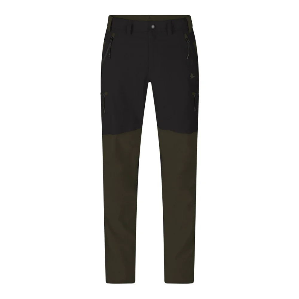 Seeland - Outdoor Stretch Bukser // Grøn / Sort