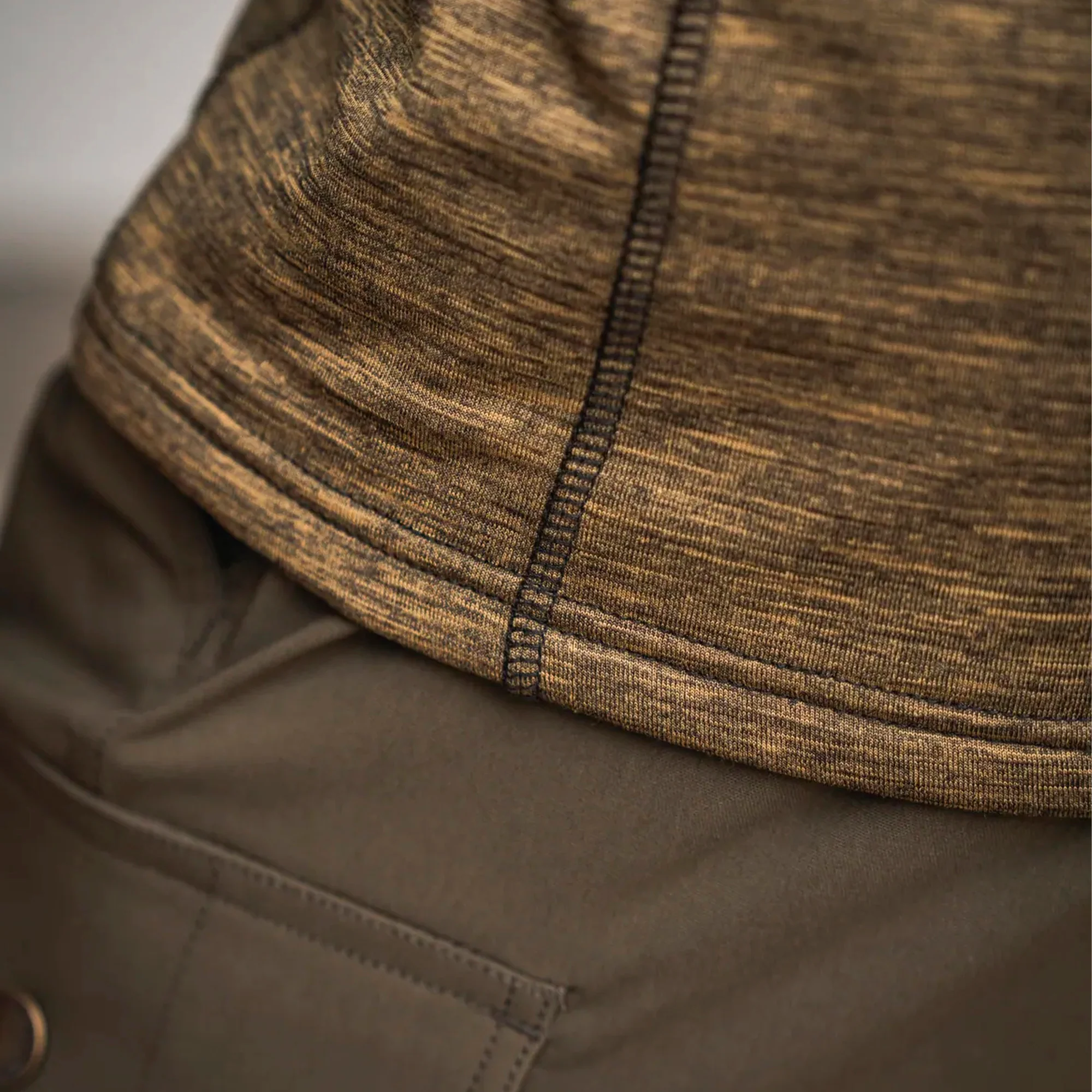 Seeland - Peak T-shirt // Pine Green Melange - Image 3