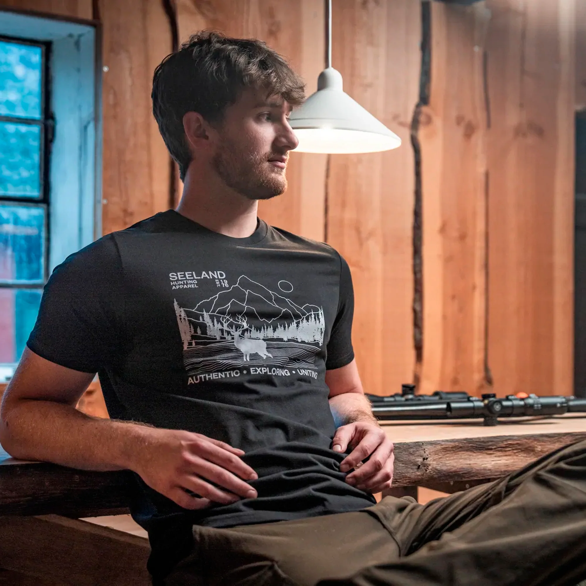 Seeland - Territory T-shirt // Sort - Image 6