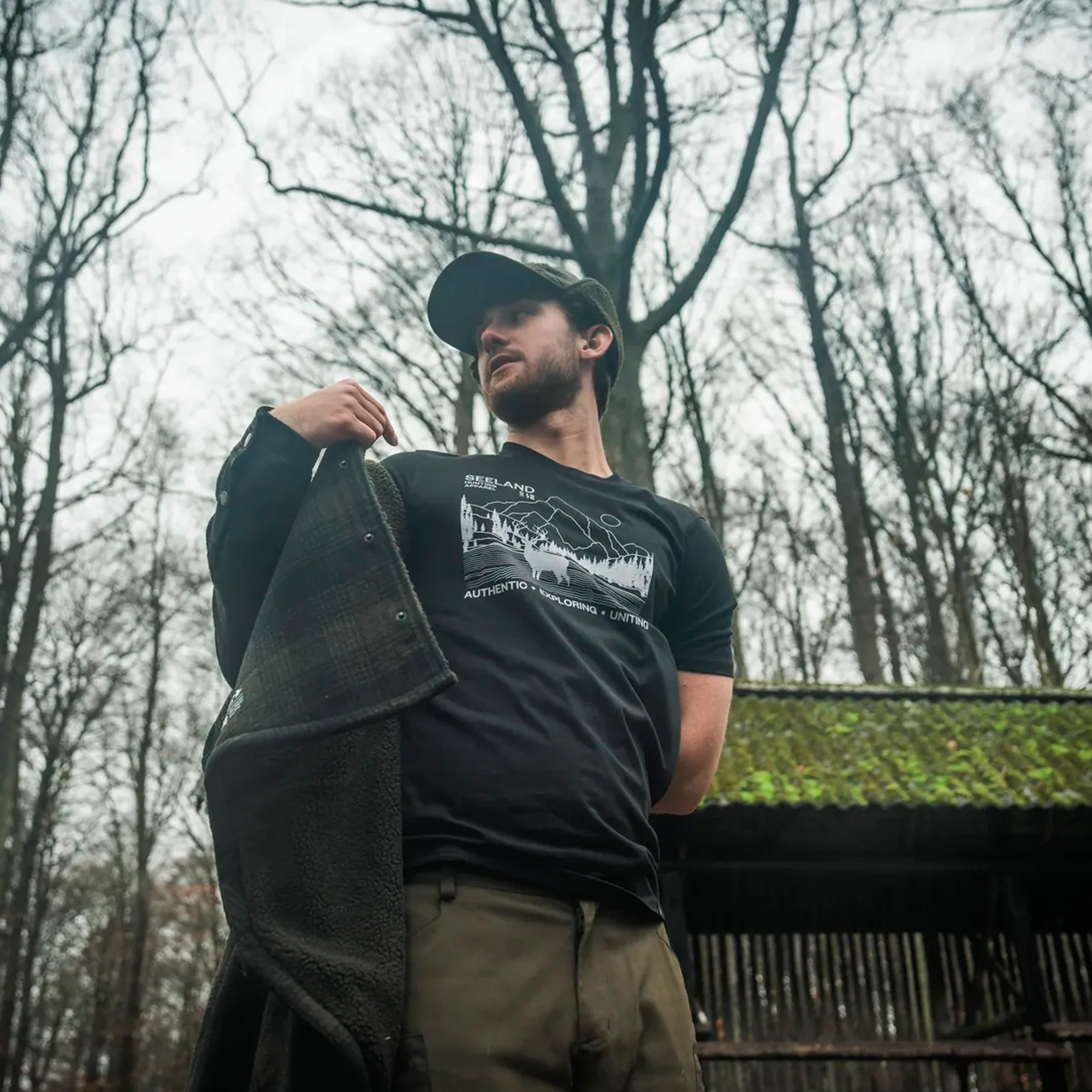 Seeland - Territory T-shirt // Sort - Image 8