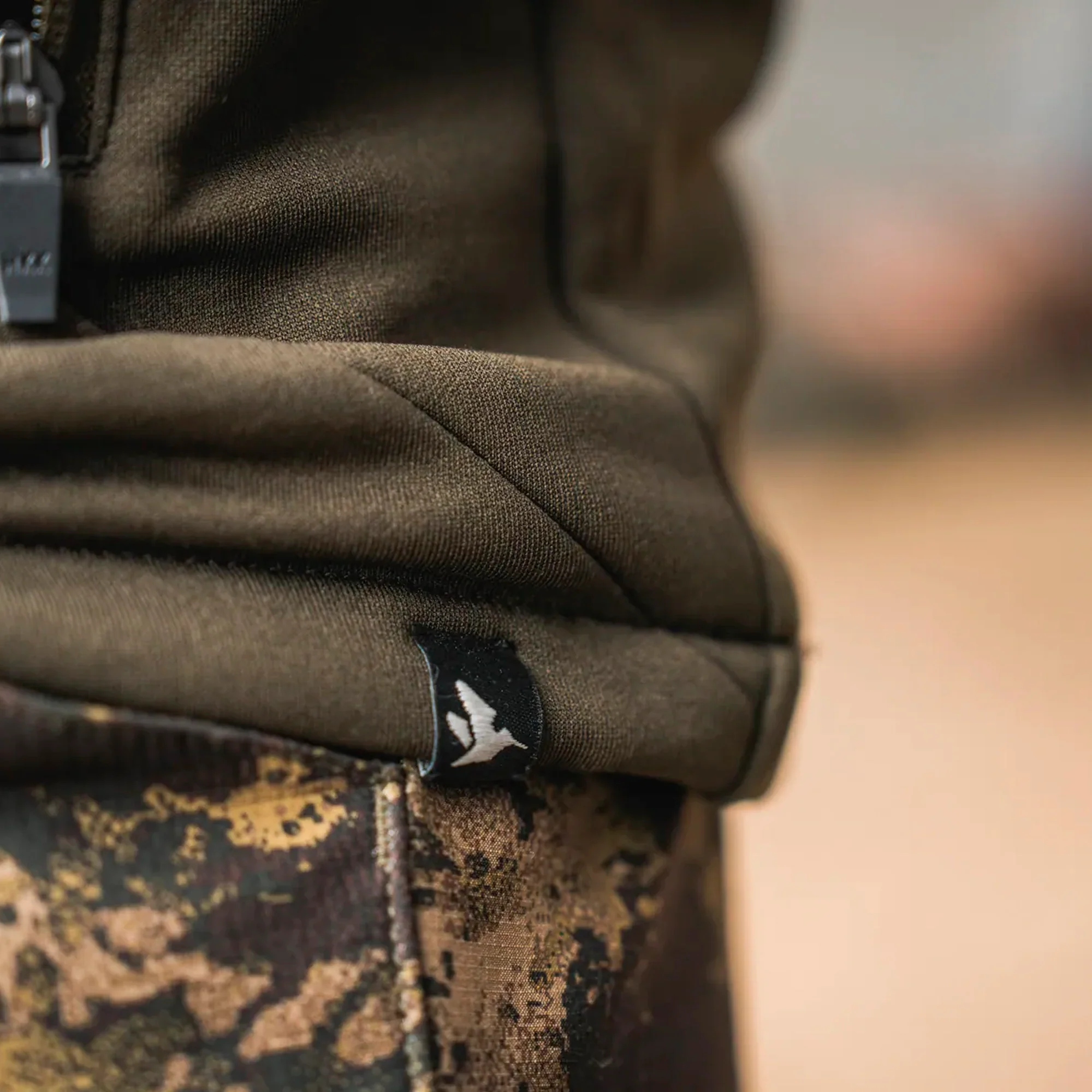 Seeland - Tidal Fleece Jakke // Pine green - Image 3