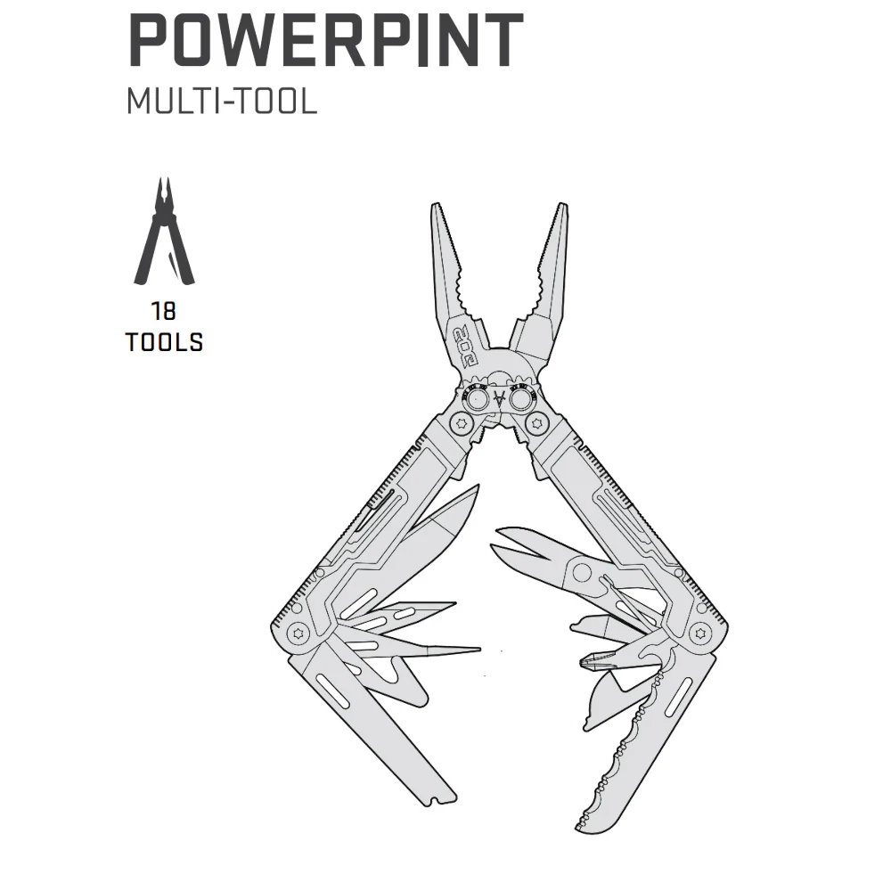 SOG Knives - PowerPint Multi-Tool // Sort - Image 12