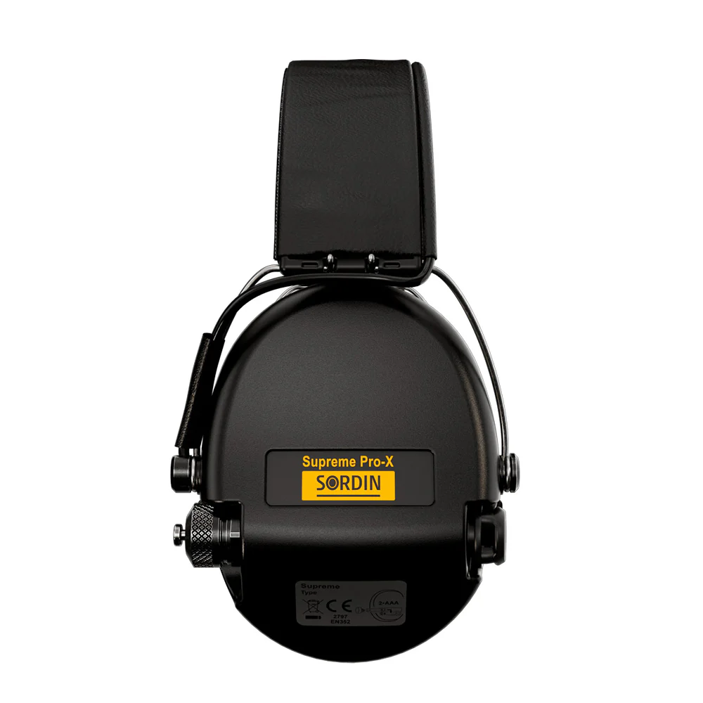 Sordin - Supreme Pro-X LED Elektronisk Høreværn 82 dB Sort - Image 5