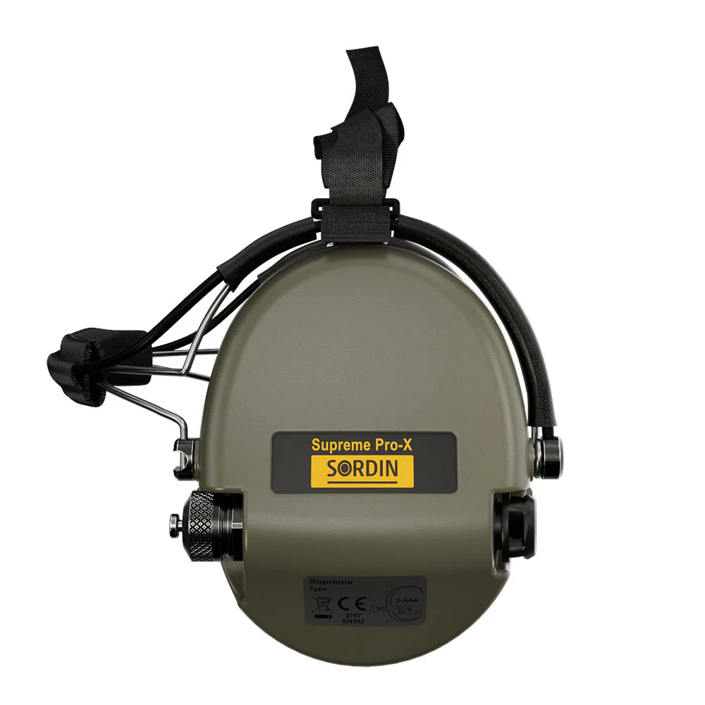 Sordin - Supreme Pro X Neckband Høreværn // Olivengrøn - Image 3