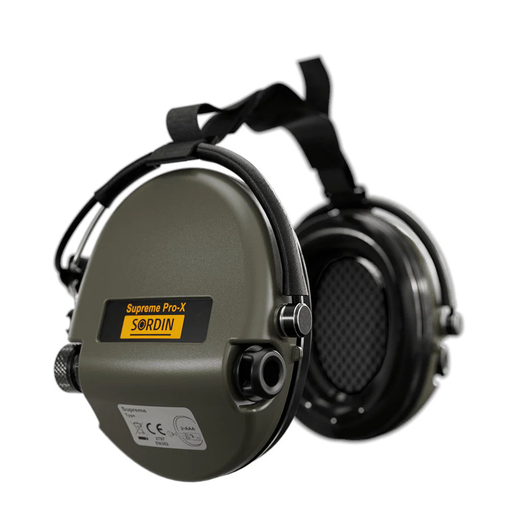 Sordin - Supreme Pro X Neckband Høreværn // Olivengrøn - Image 4