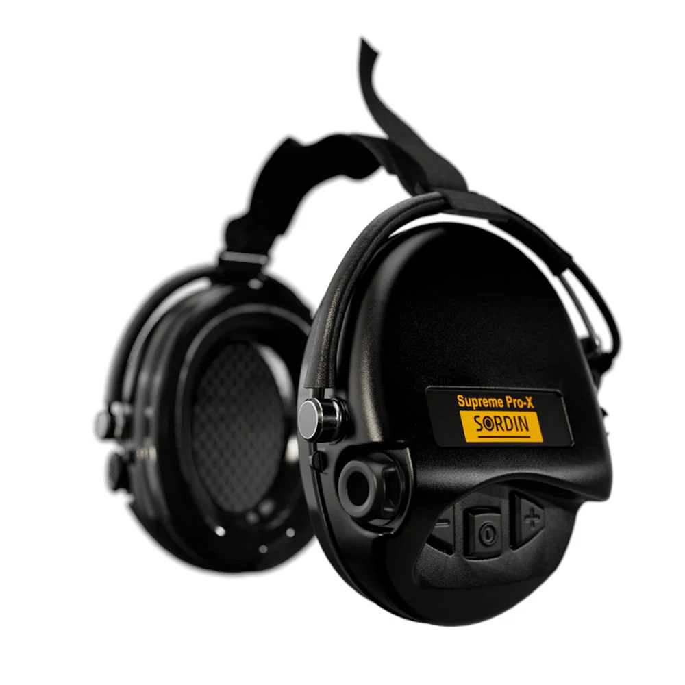 Sordin - Supreme Pro X Neckband Høreværn // Sort