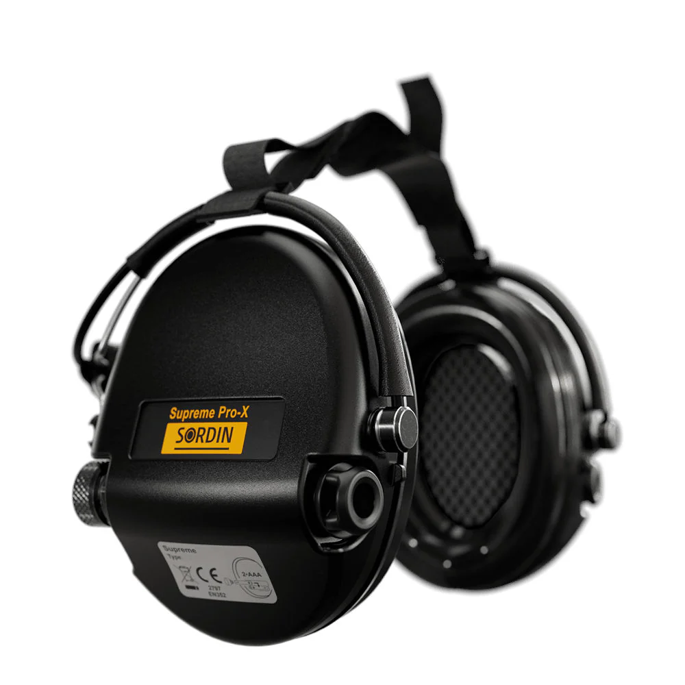 Sordin - Supreme Pro X Neckband Høreværn // Sort - Image 2