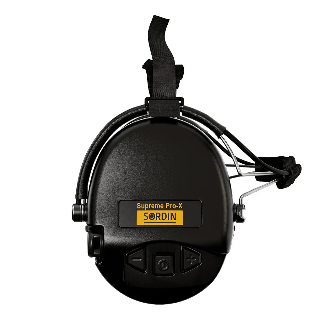Sordin - Supreme Pro X Neckband Høreværn // Sort - Image 4