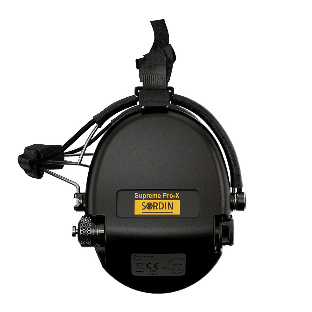 Sordin - Supreme Pro X Neckband Høreværn // Sort - Image 5