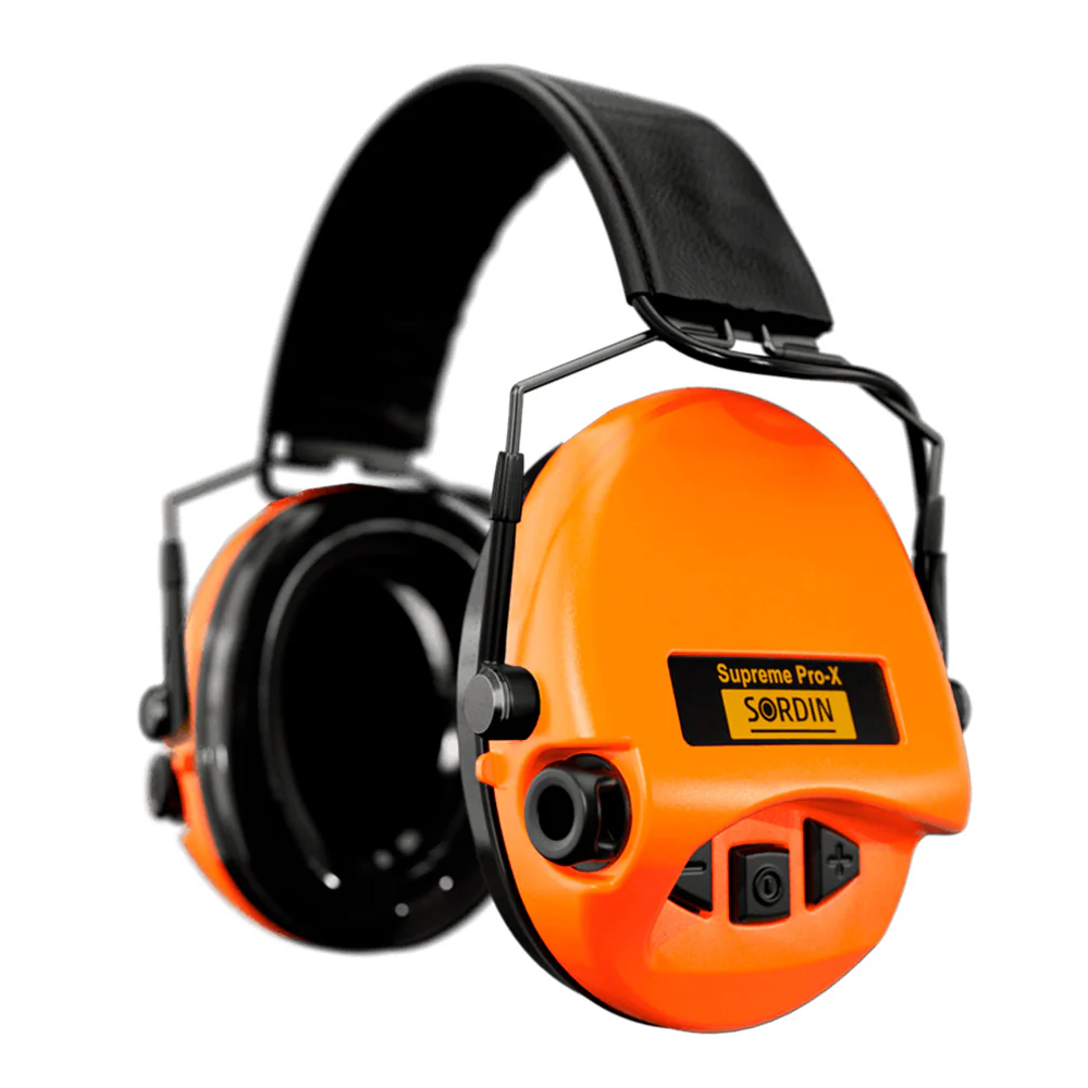 Sordin - Supreme Pro-X Slim Elektronisk Høreværn 82 dB Orange
