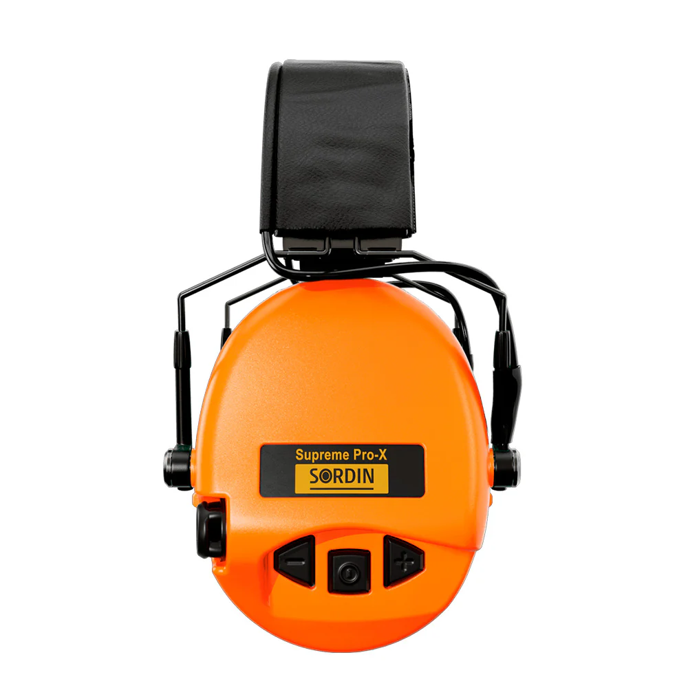 Sordin - Supreme Pro-X Slim Elektronisk Høreværn 82 dB Orange - Image 2