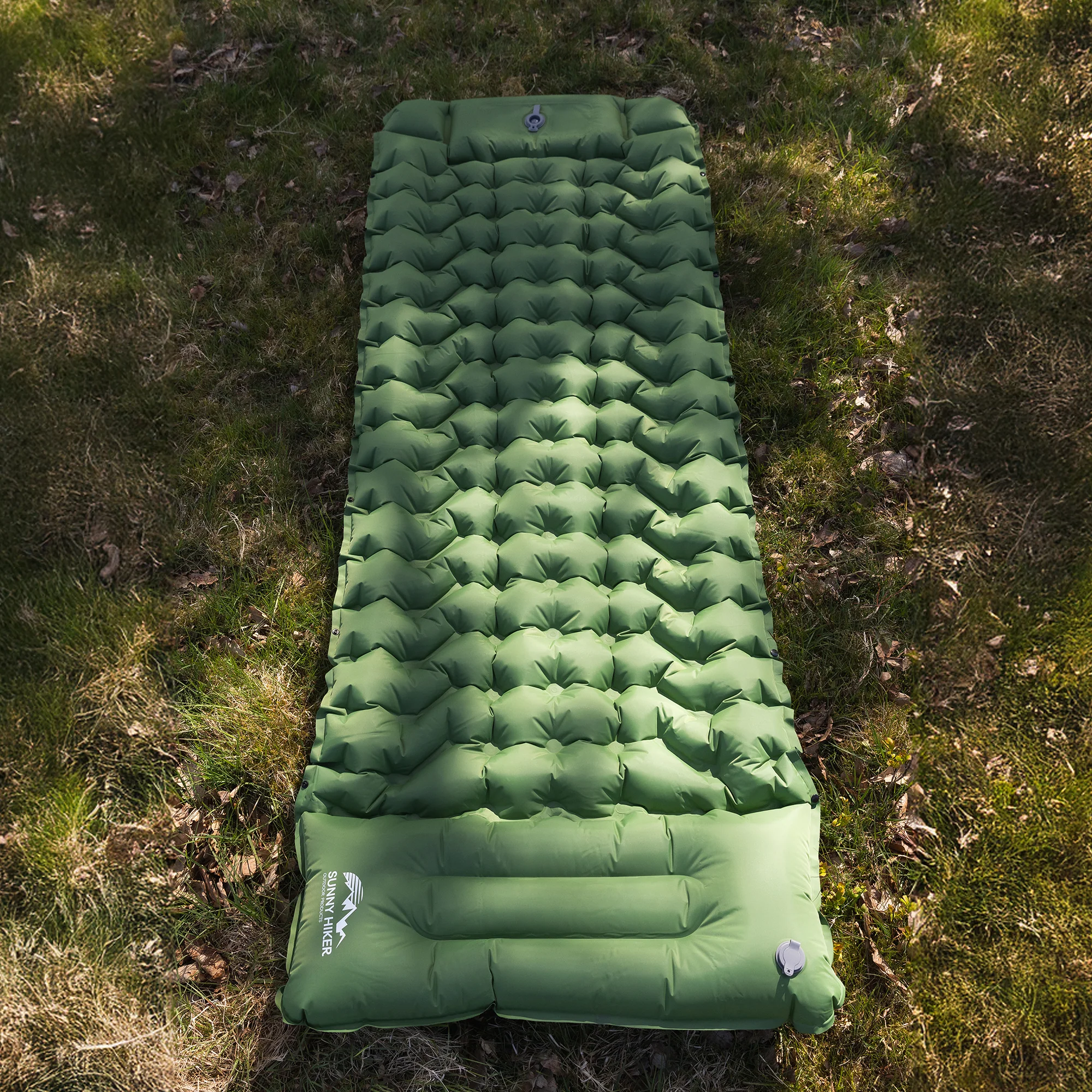 Sunny Hiker - Comfort Liggeunderlag m. Fodpumpe // Grøn - Image 15