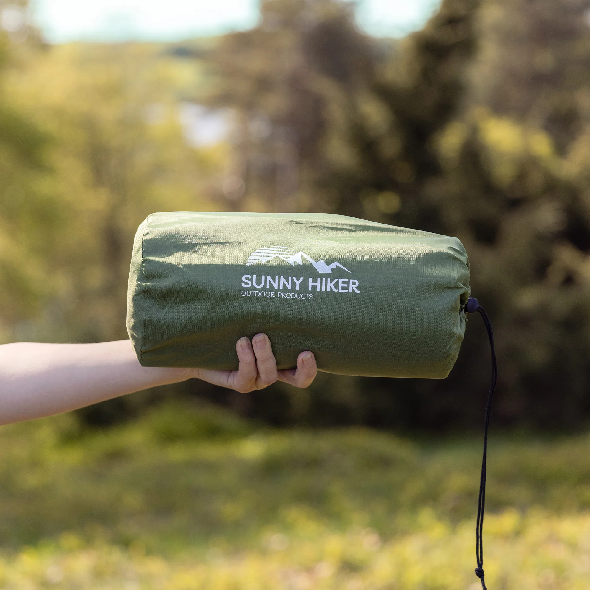 Sunny Hiker - Comfort Liggeunderlag m. Fodpumpe // Grøn - Image 9