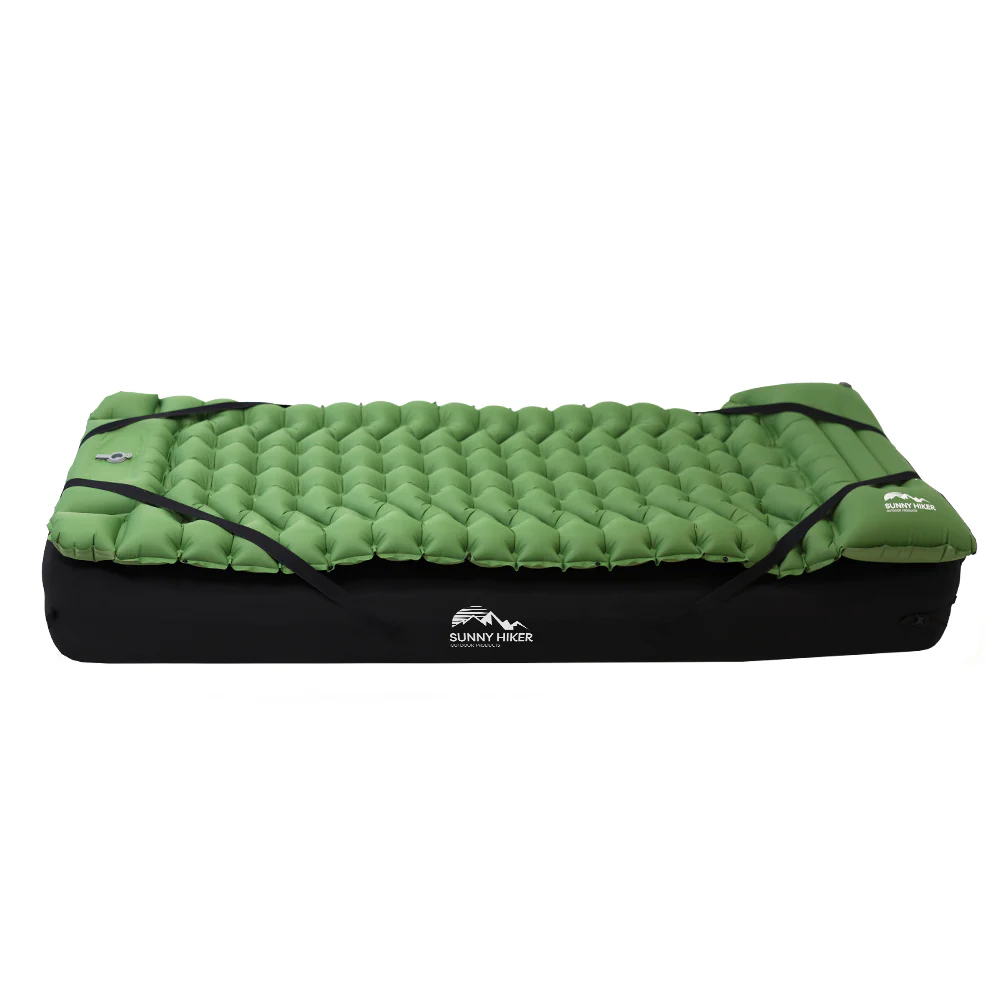 Sunny Hiker - Deluxe Oppustelig Camping Seng // Sort - Image 7
