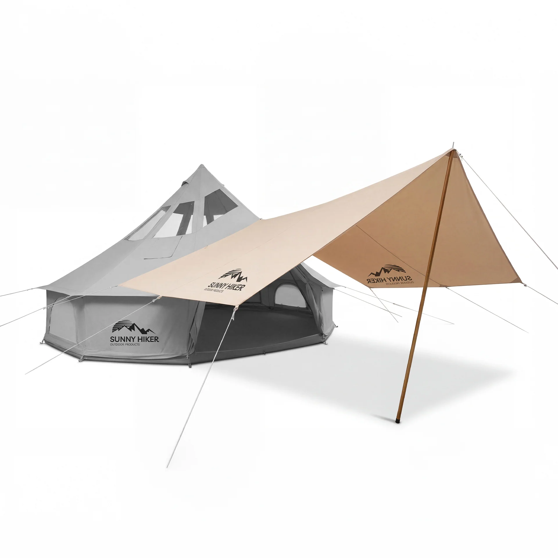 Sunny Hiker - Glamping Solsejl Bomuld (400 x 260 cm)