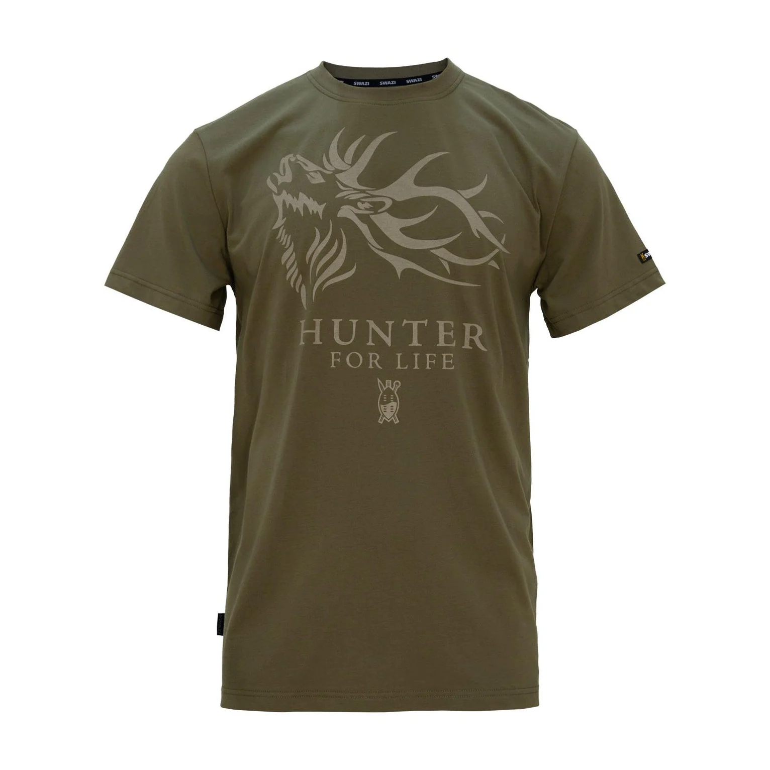 SWAZI - Hunter For Life T-Shirt // Olivengrøn