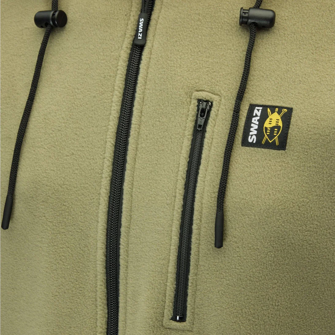 SWAZI - The Hood Fleece Hættetrøje // Tussock - Image 4