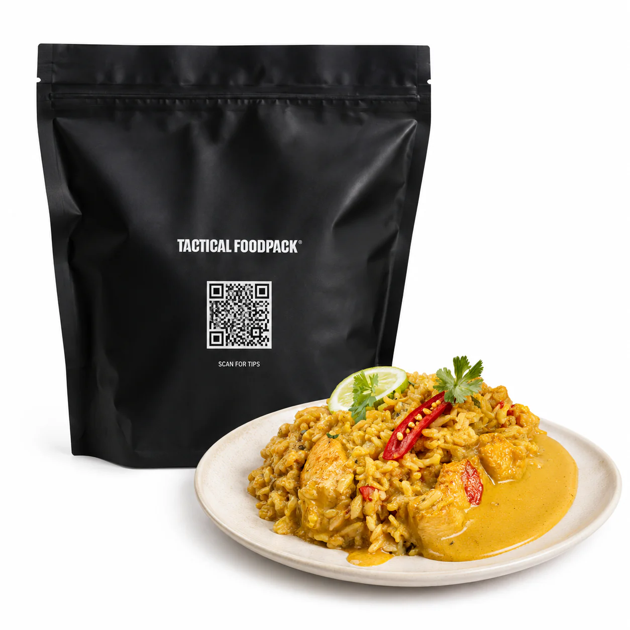 Tactical Foodpack - BigBag Spicy Kylling Med Karry (3,1 kg)