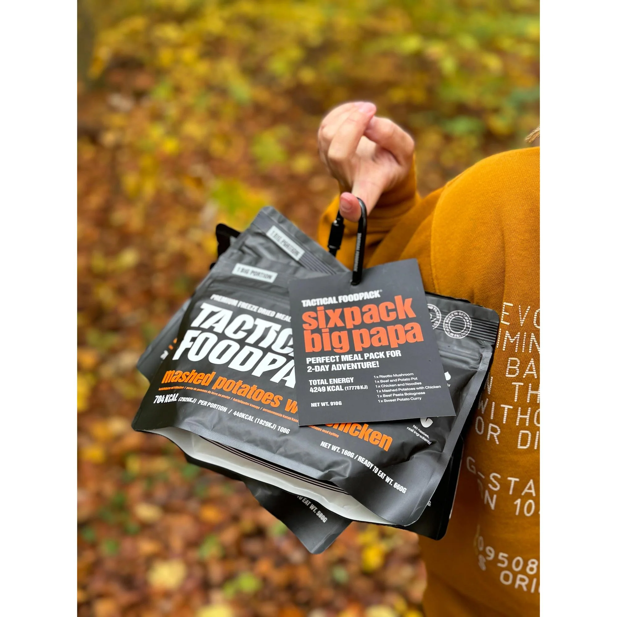 Tactical Foodpack - Sixpack Big Papa Feltration, 6 måltider, 4.249 Kcal - Image 3