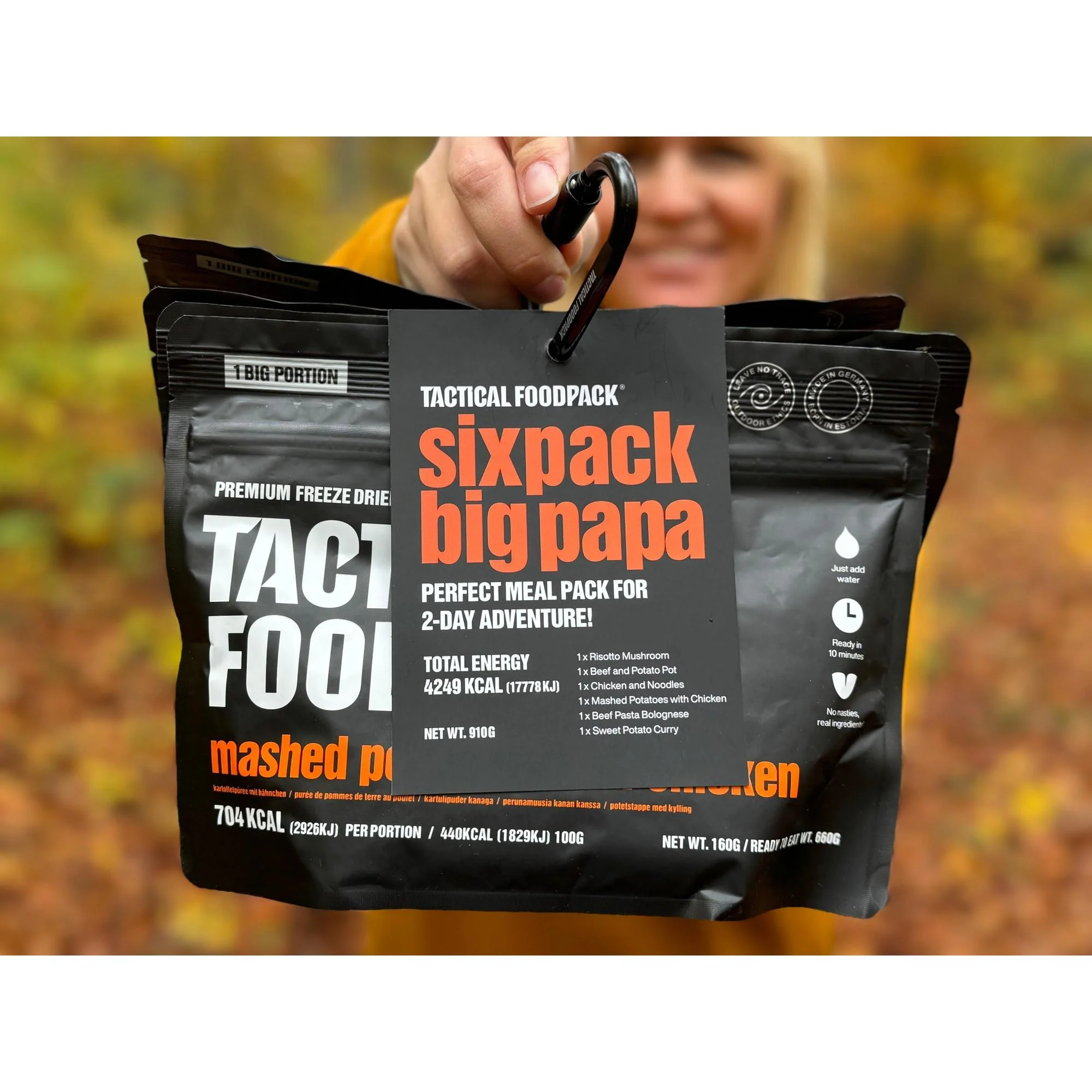 Tactical Foodpack - Sixpack Big Papa Feltration, 6 måltider, 4.249 Kcal - Image 4