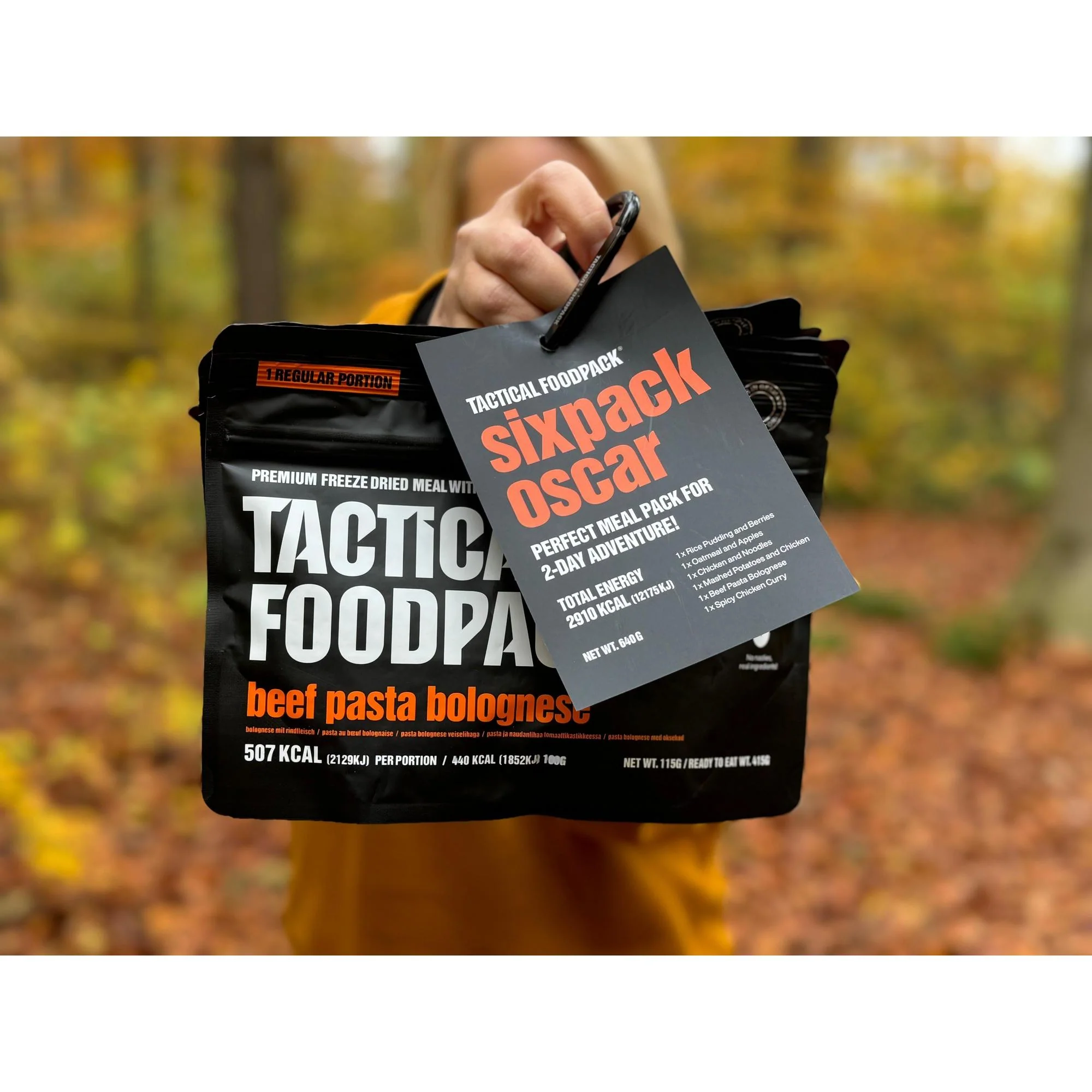 Tactical Foodpack - Sixpack Oscar Feltration, 6 måltider, 2.910 Kcal - Image 2
