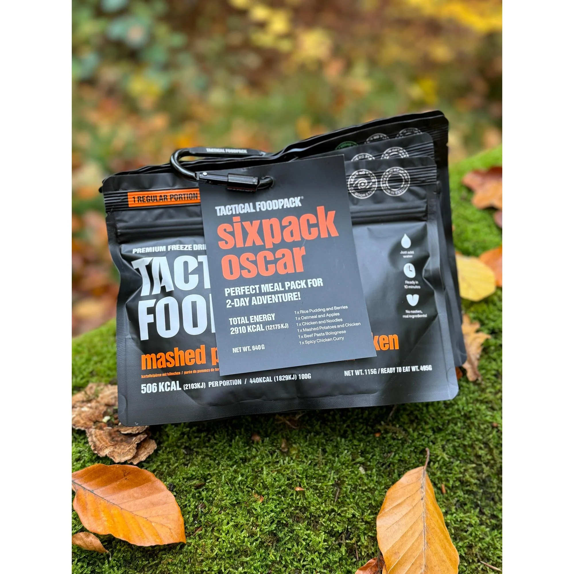 Tactical Foodpack - Sixpack Oscar Feltration, 6 måltider, 2.910 Kcal - Image 3