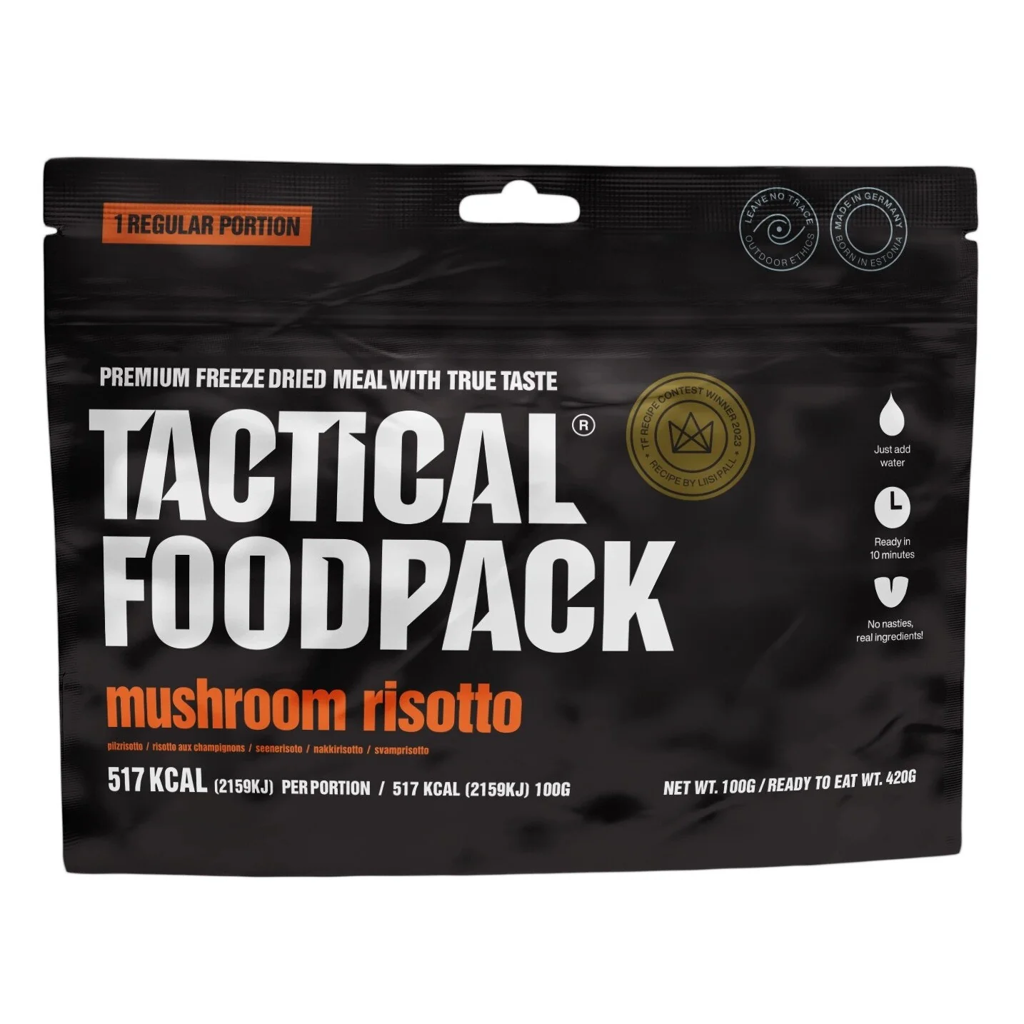 Tactical Foodpack - Svamperisotto, 517 Kcal - Image 2