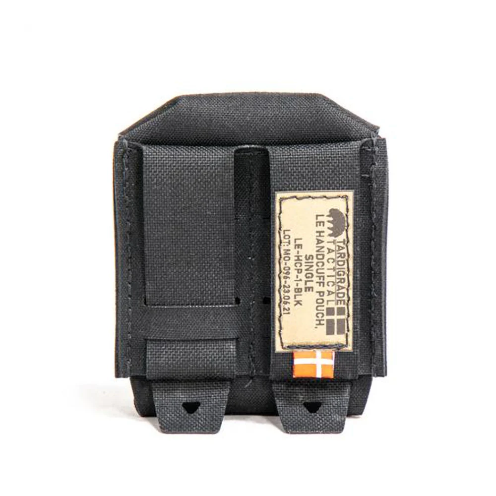 Tardigrade Tactical - Law Enforcement Pouch til Håndjern, Single // Sort - Image 2