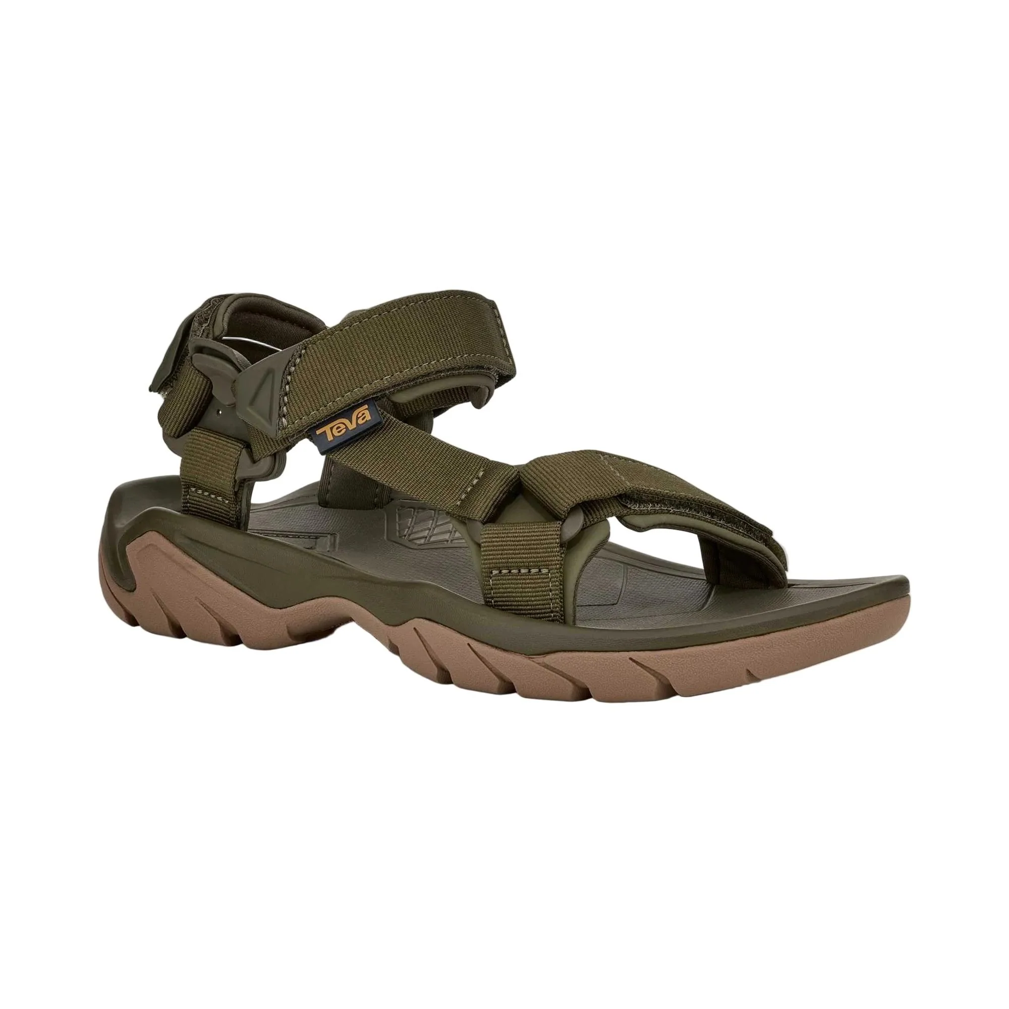 Teva - Terra Fi 5 Universal Herresandaler // Dark Olive / Honey Brown - Image 3