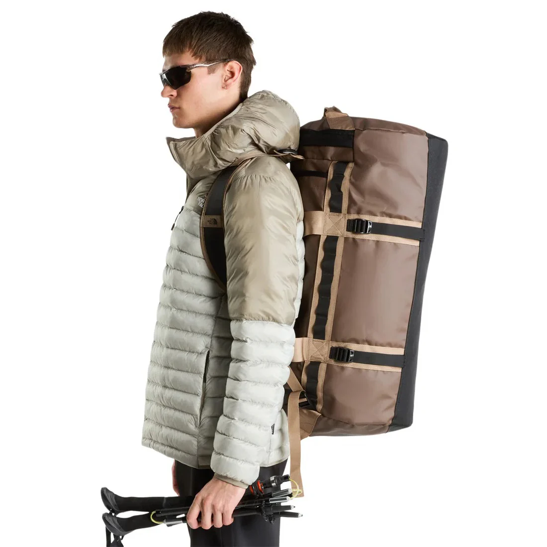 The North Face - Base Camp Duffel Bag Medium 71L // Smokey Brown - Image 5