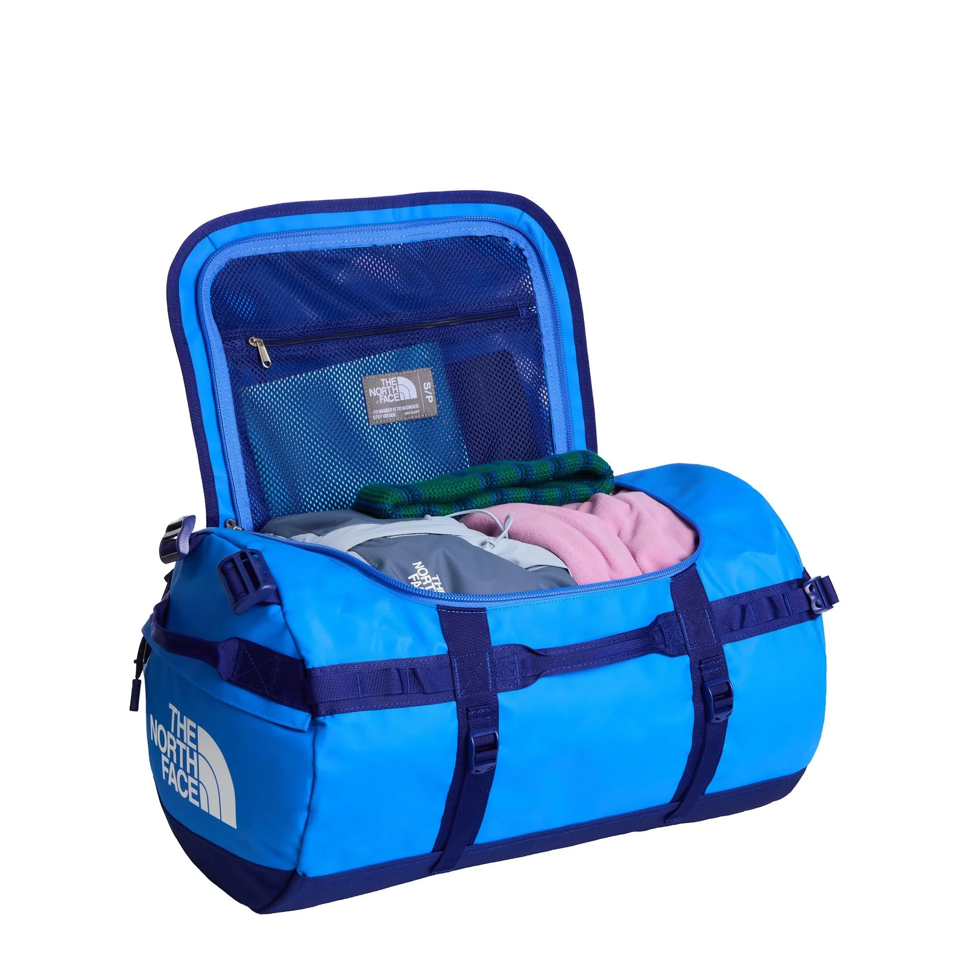 The North Face - Base Camp Duffel Bag Small 50L // Active Blue / Bold Blue - Image 3