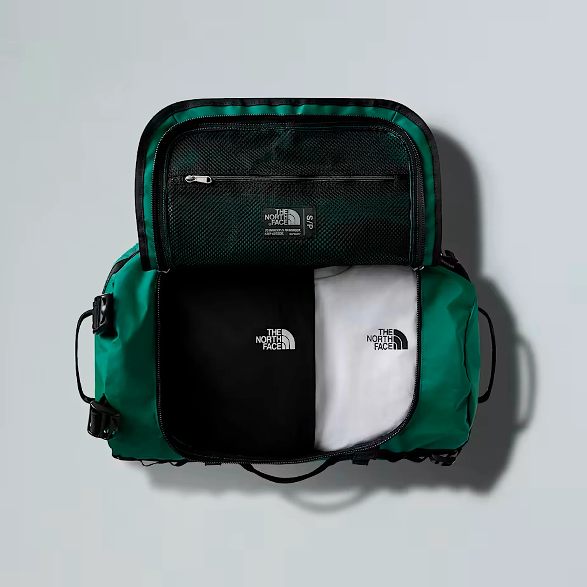The North Face - Base Camp Duffel Bag Small 50L // Evergreen - Image 6