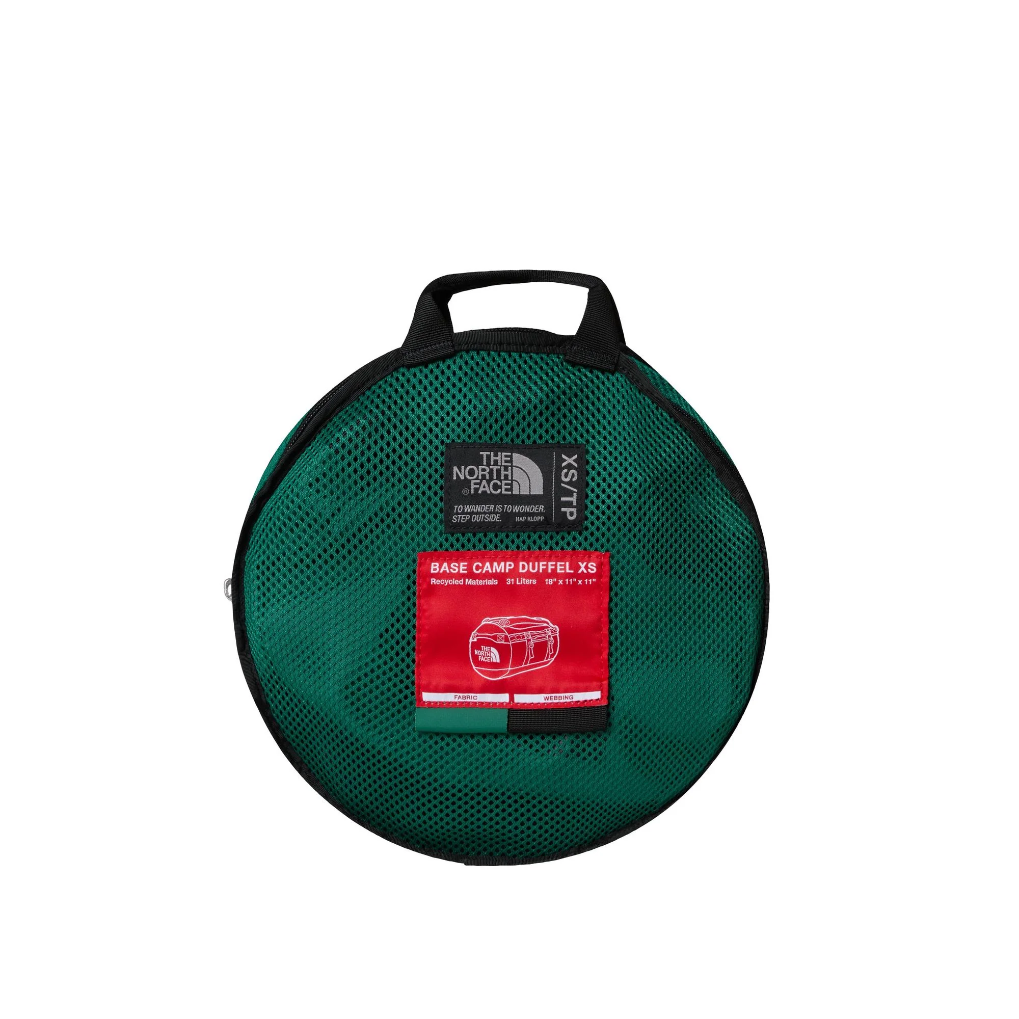 The North Face - Base Camp Duffel Bag XS 31L // EverGreen/Black - Image 6