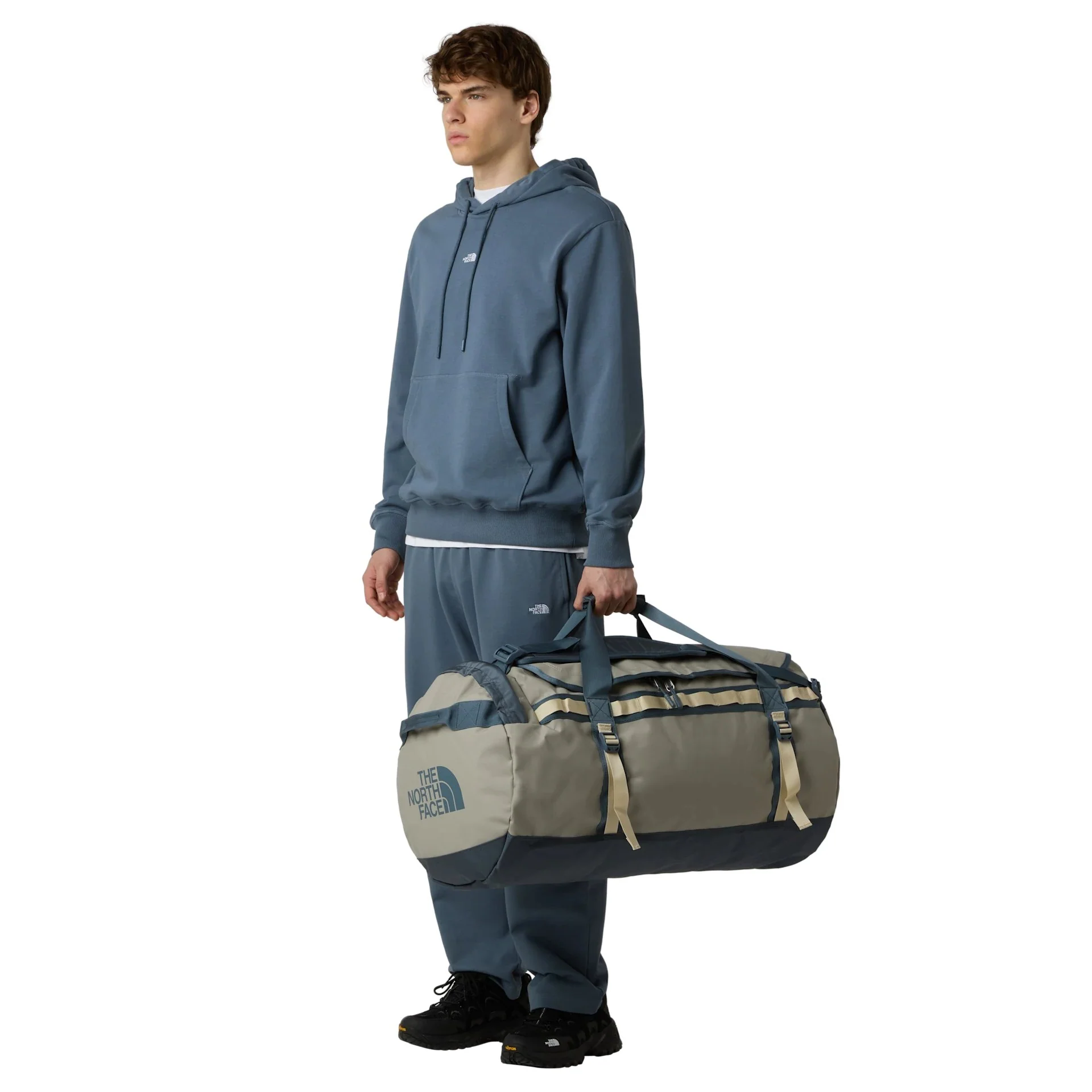 The North Face - Base Camp Duffel Large 95L // Stone Slab / Gran - Image 7