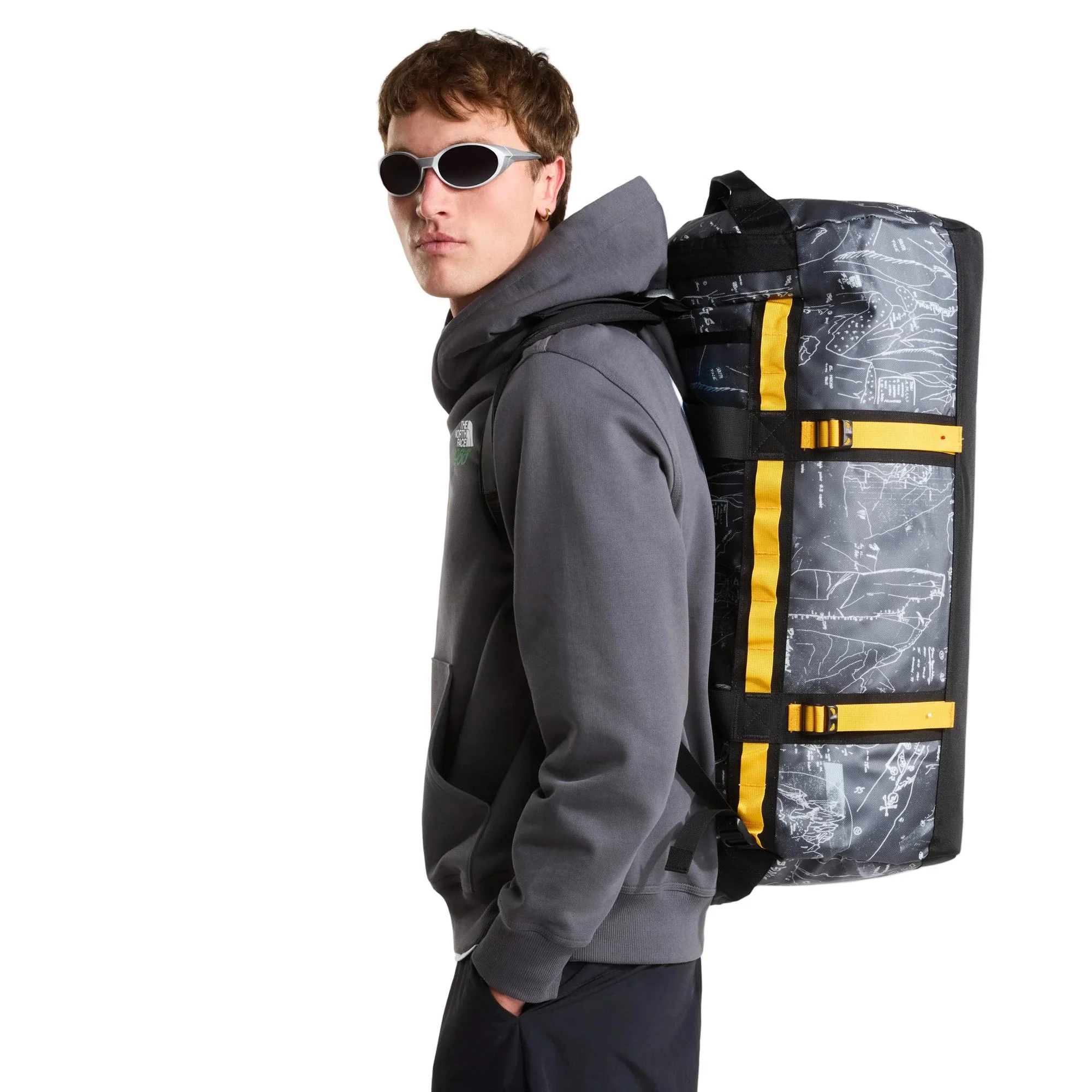 The North Face - Base Camp Duffel Bag Medium 71L // Anthracite Grå - Image 6