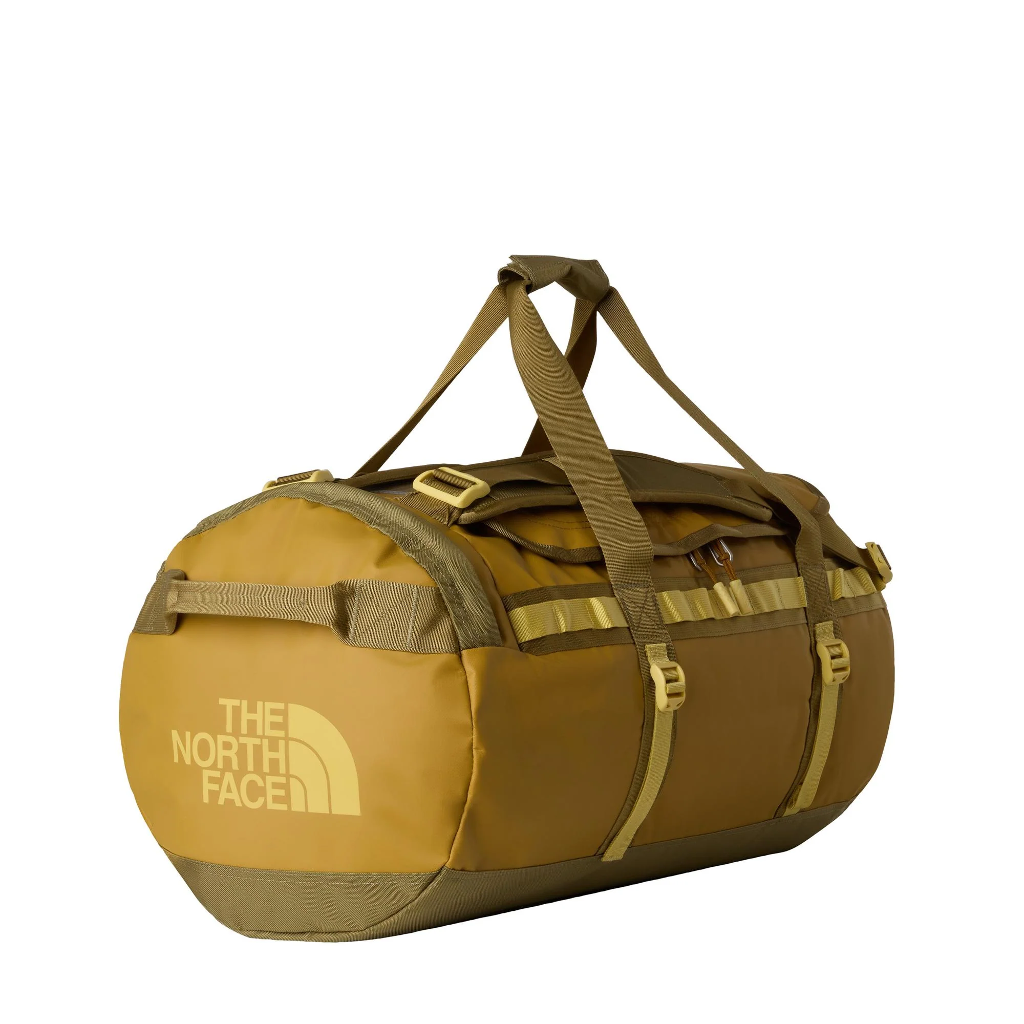 The North Face - Base Camp Duffel Bag Medium 71L // Golden Tan / Cedar / Honeye