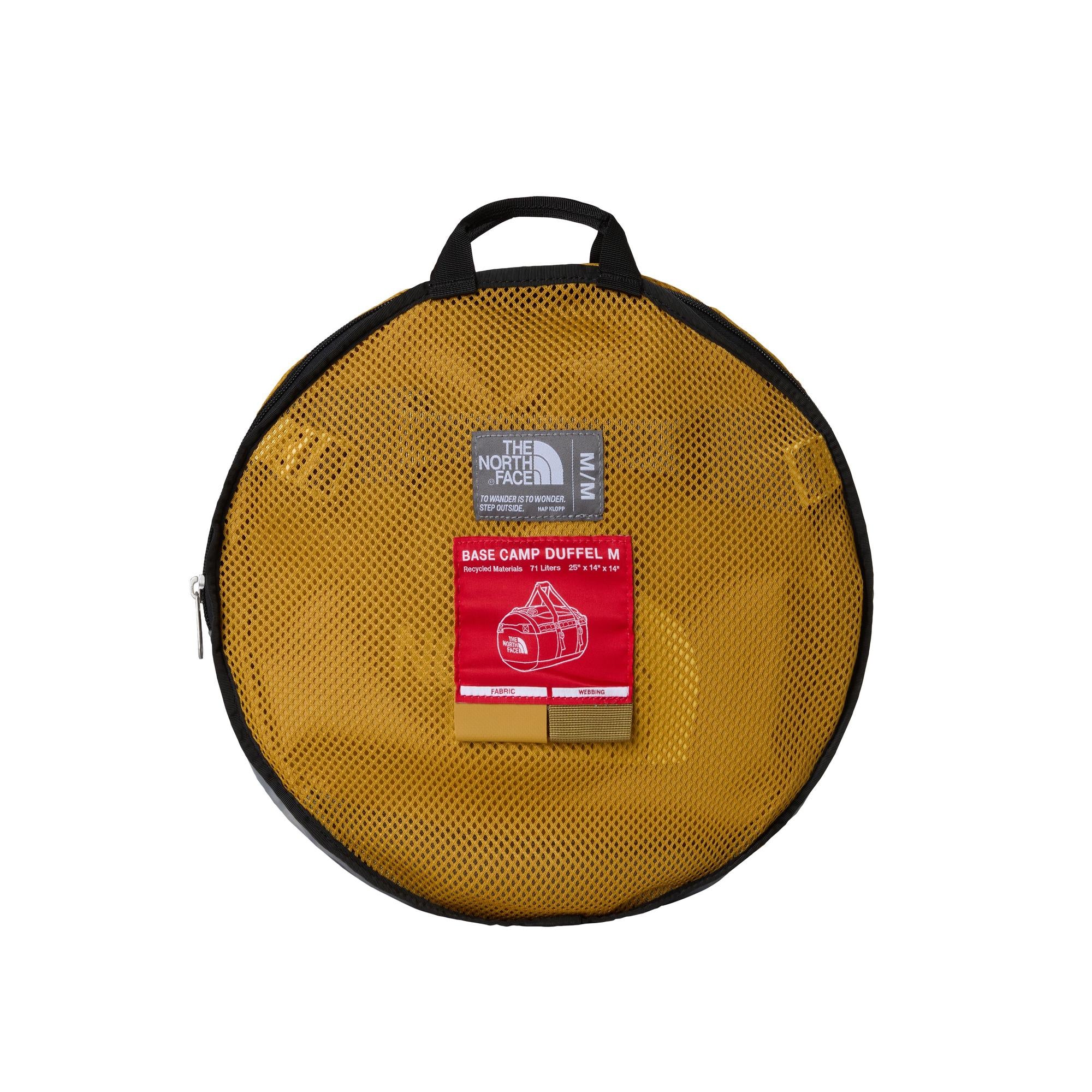 The North Face - Base Camp Duffel Bag Medium 71L // Golden Tan / Cedar / Honeye - Image 4