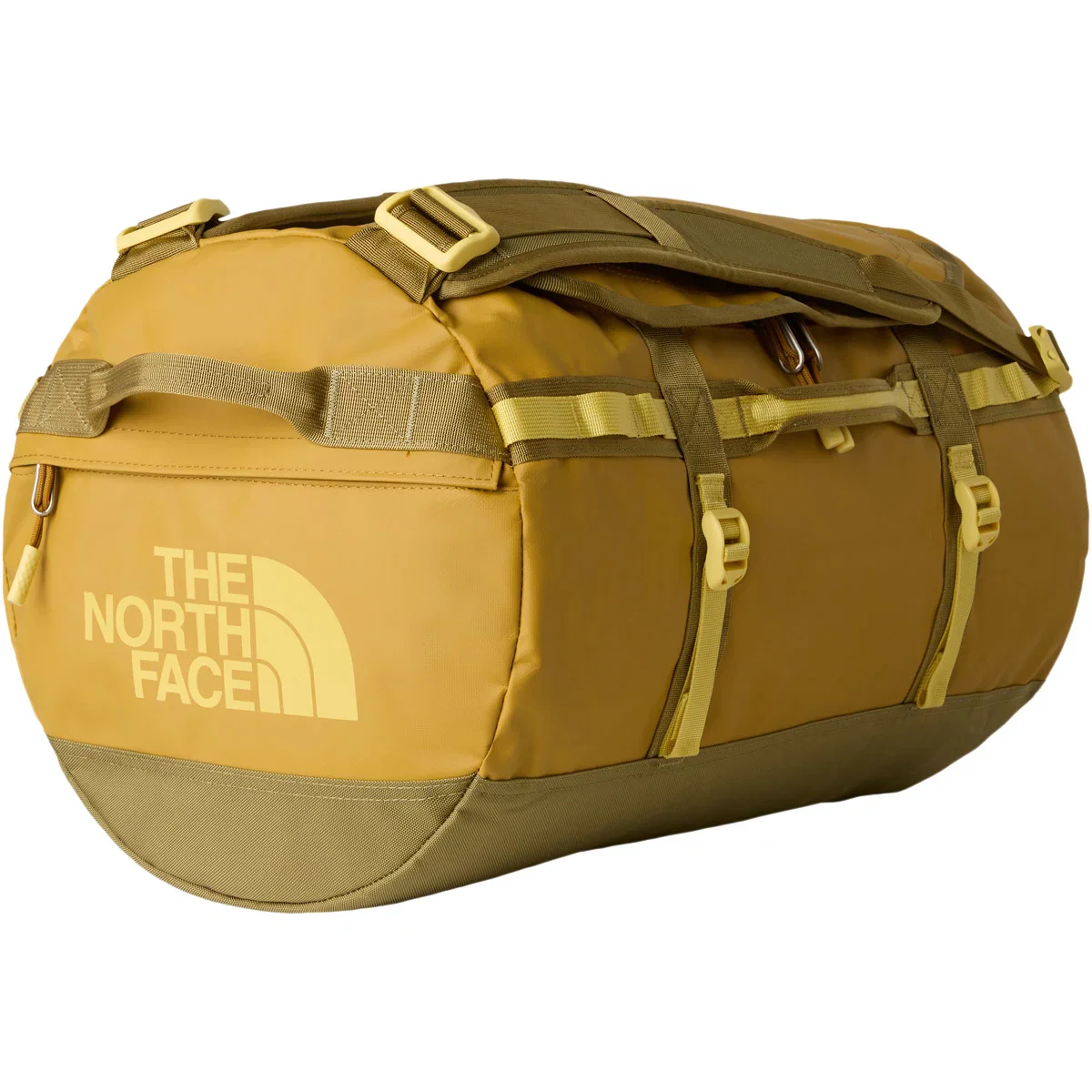 The North Face - Base Camp Duffel Bag Small 50L // Golden Tan / Cedar / Honeye