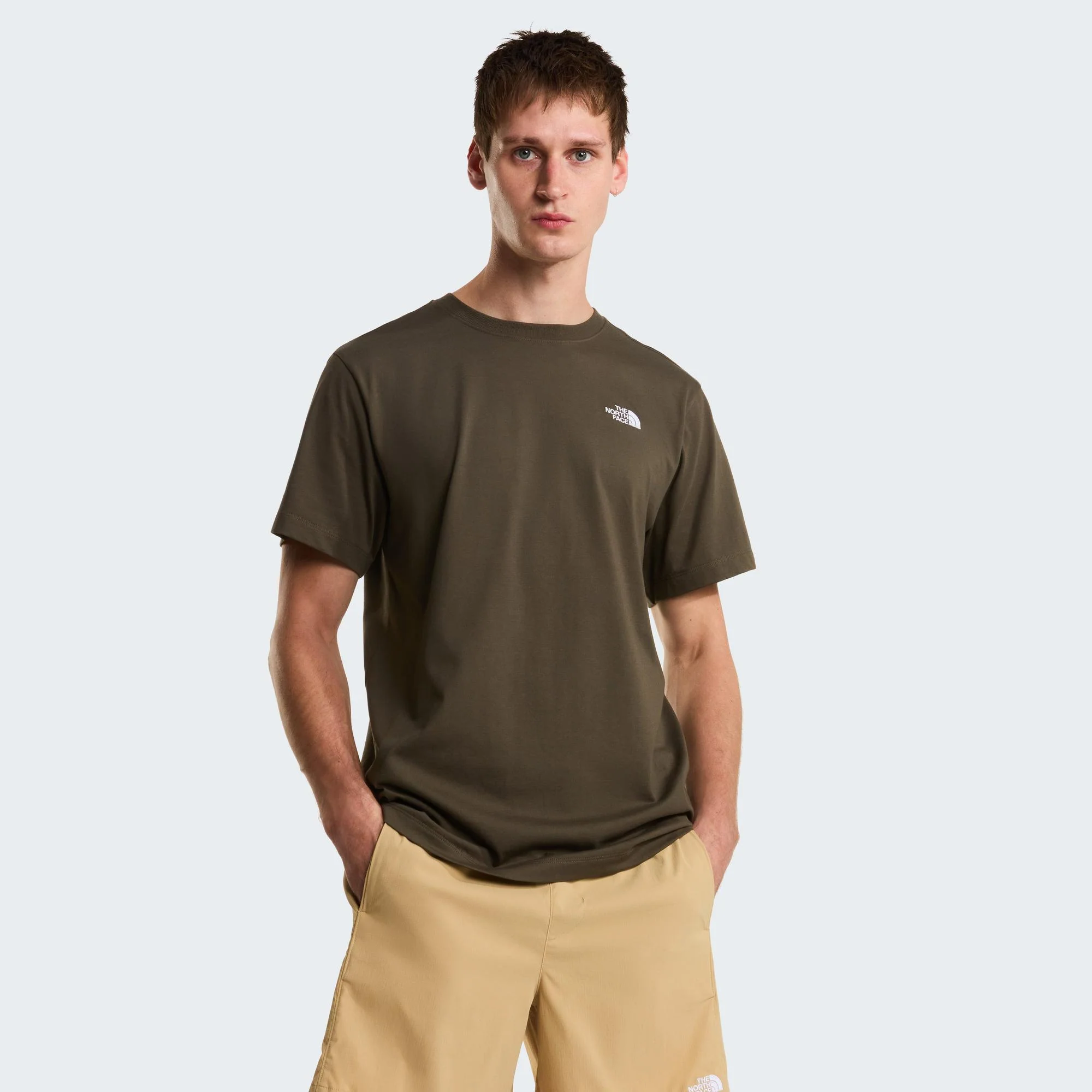 The North Face - Evo Herre T-Shirt // New Taupe Green - Image 3