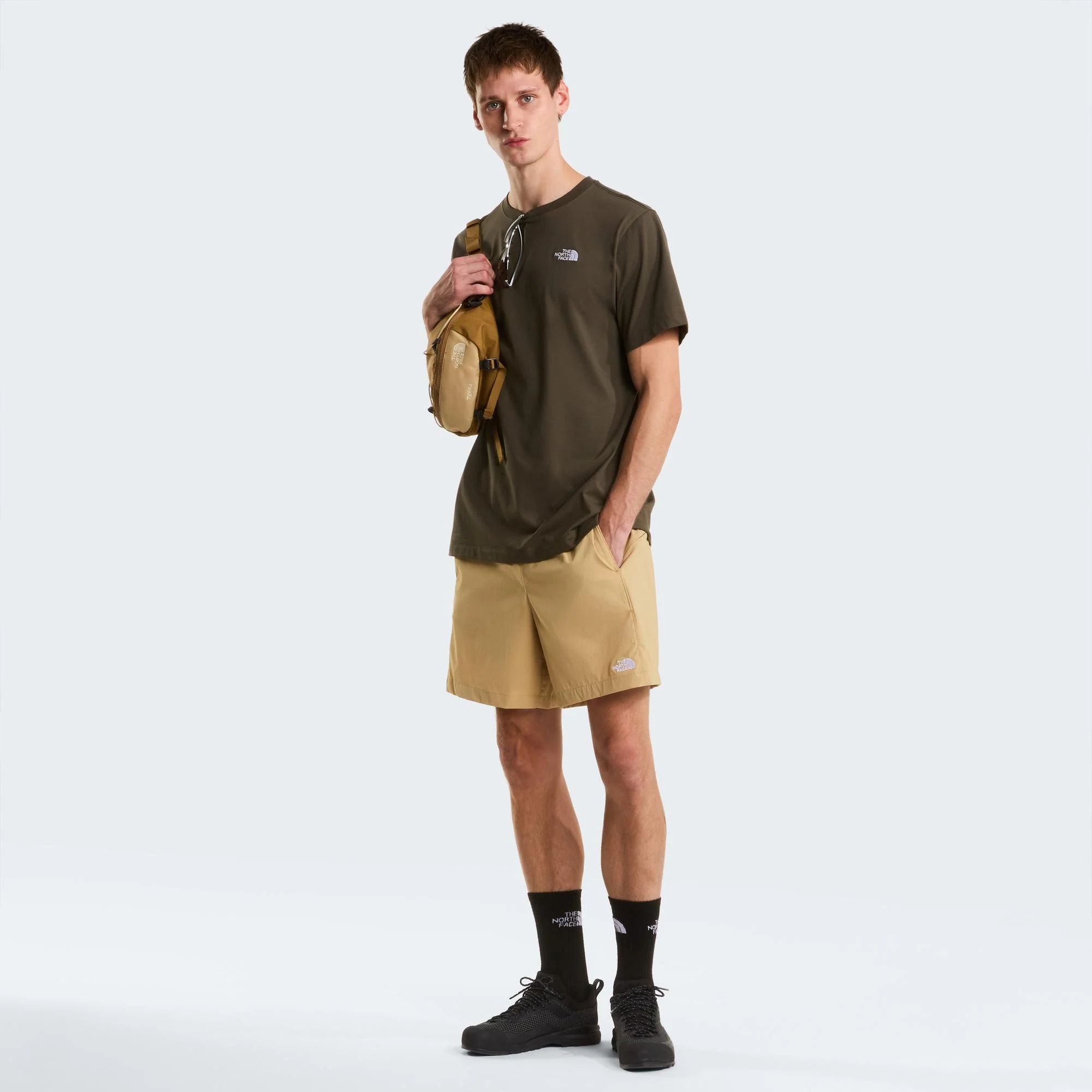 The North Face - Evo Herre T-Shirt // New Taupe Green - Image 5