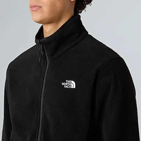 The North Face - Glacier Full zip Fleece Jakke // Sort - Image 4