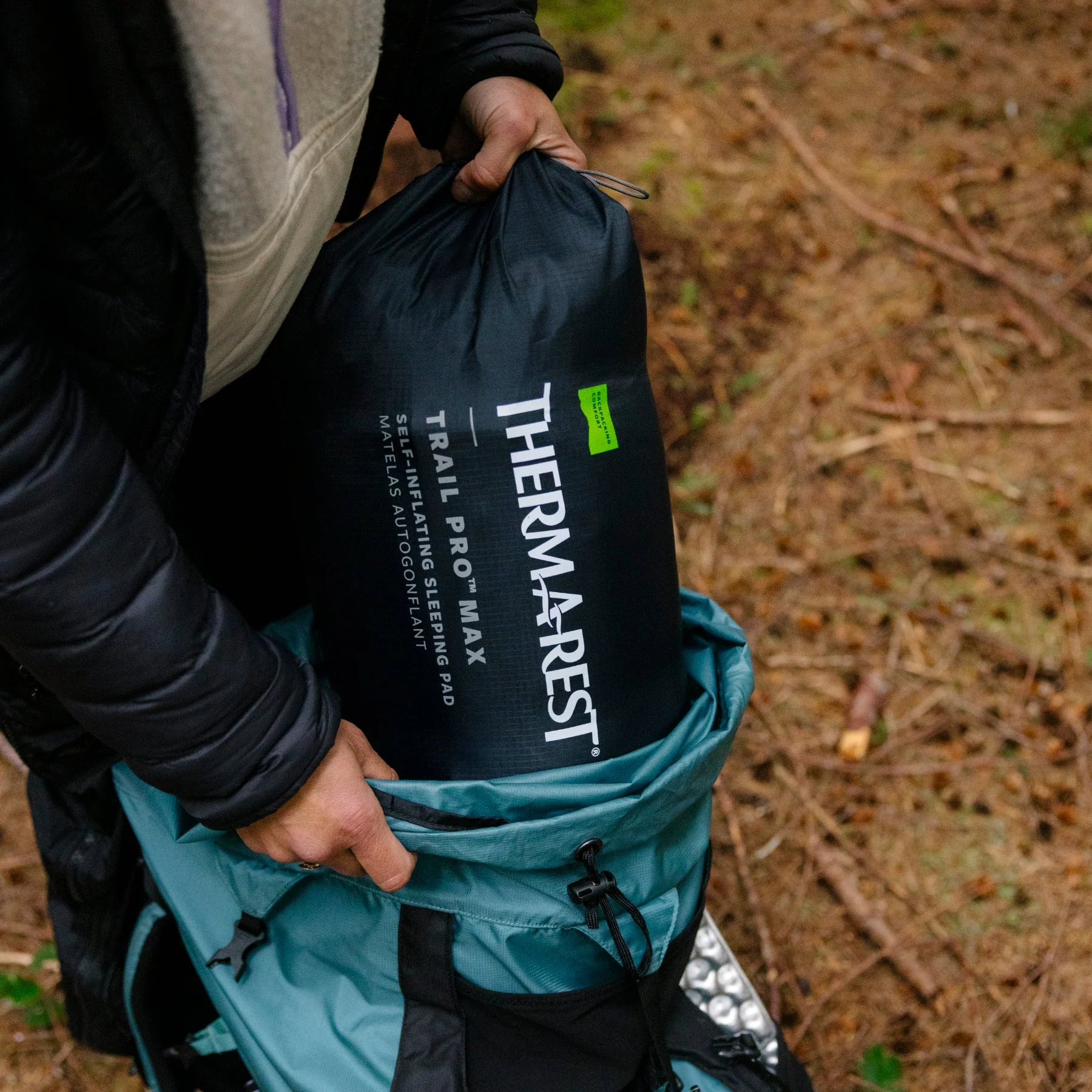 Therm-a-Rest - Trail Pro MAX Liggeunderlag // Tide - Image 8