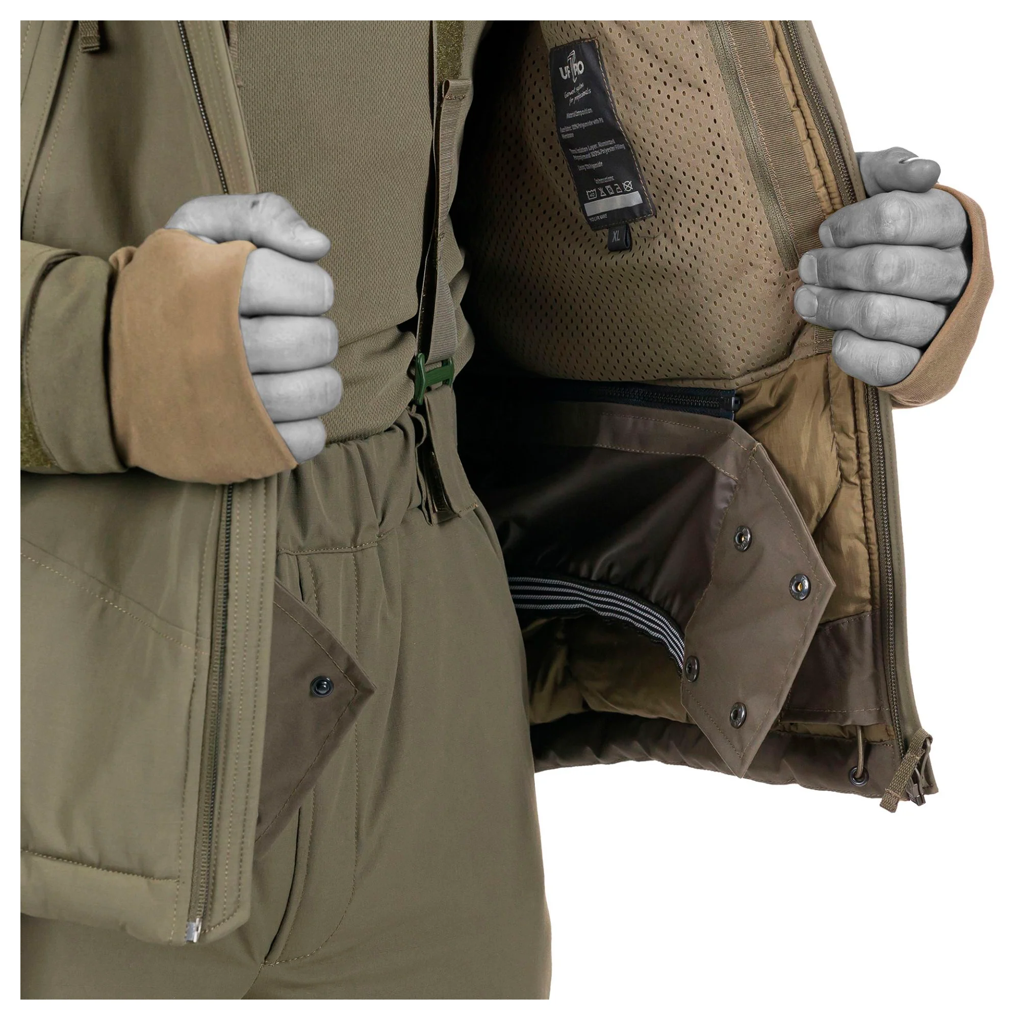 UF PRO - Delta OL 4.0 Tactical Winter Jakke // Brown Grey - Image 5