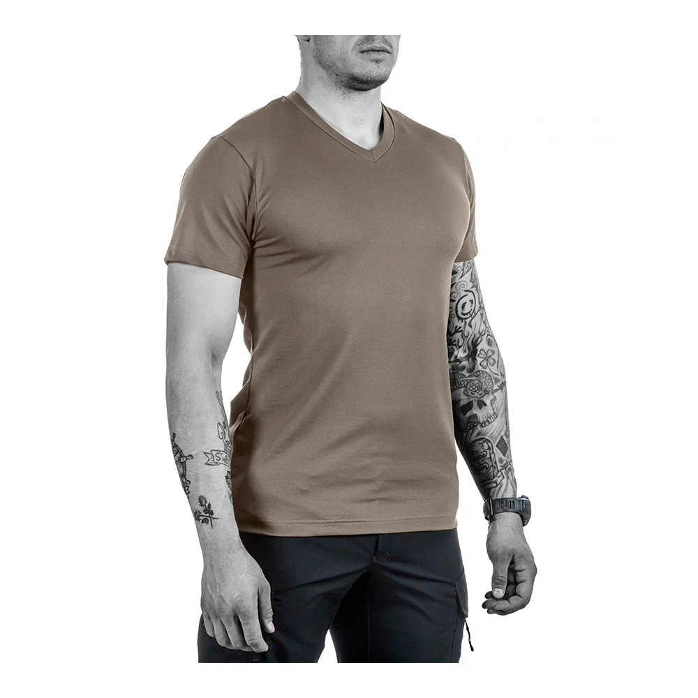 UF PRO - Urban Herre T-shirt // Brown Grey