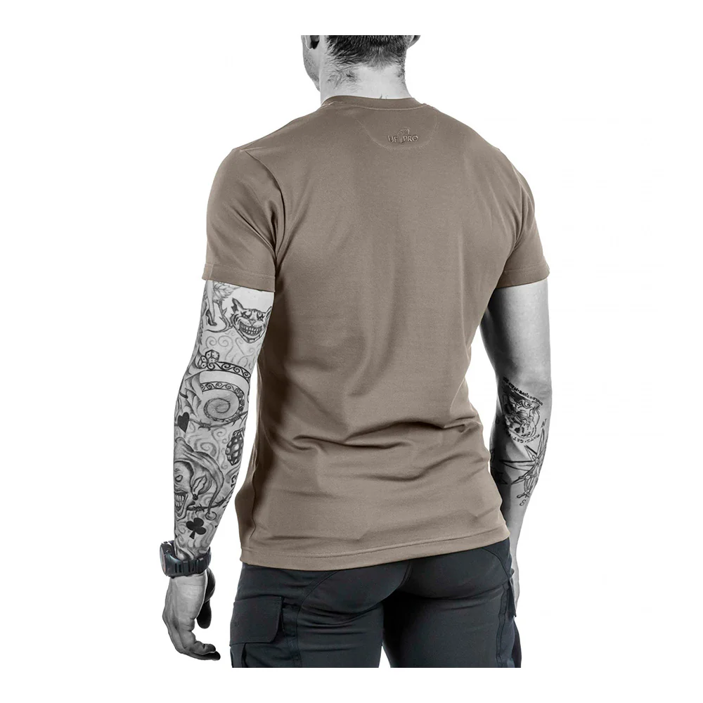 UF PRO - Urban Herre T-shirt // Brown Grey - Image 2