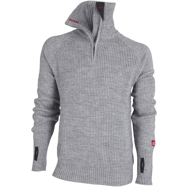 Ulvang - Rav Sweater m. Lynlås // Lys Grå