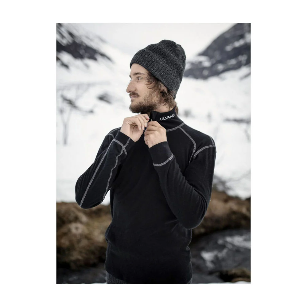 Ulvang - Thermo Turtle Neck Herre Undertrøje Sort - Image 7